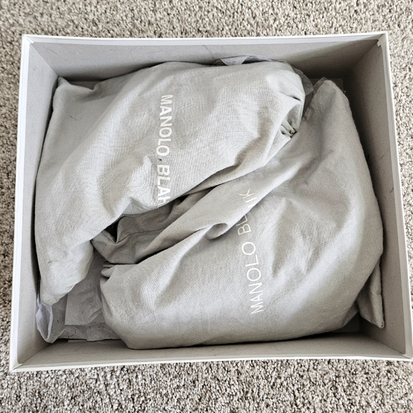 Manolo Blahnik - Nestanu Suede Booties 105 (37/7) - Picture 6 of 6